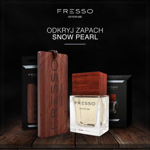 Fresso Air Perfume Zawieszka Drewniana Snow Pearl