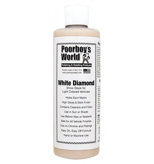 Poorboy's World White Diamond Show Glaze 437ML Politura do Jasnych Lakierów