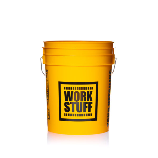 Work Stuff "WASH" żółte wiadro detailingowe + Separator brudu - obrazek 2
