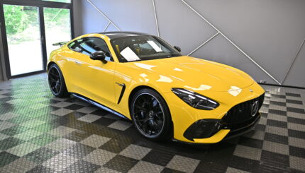 Mercedes AMG GT 63 Pro po aplikacji folii PPF – ujęcie przednie i boczne